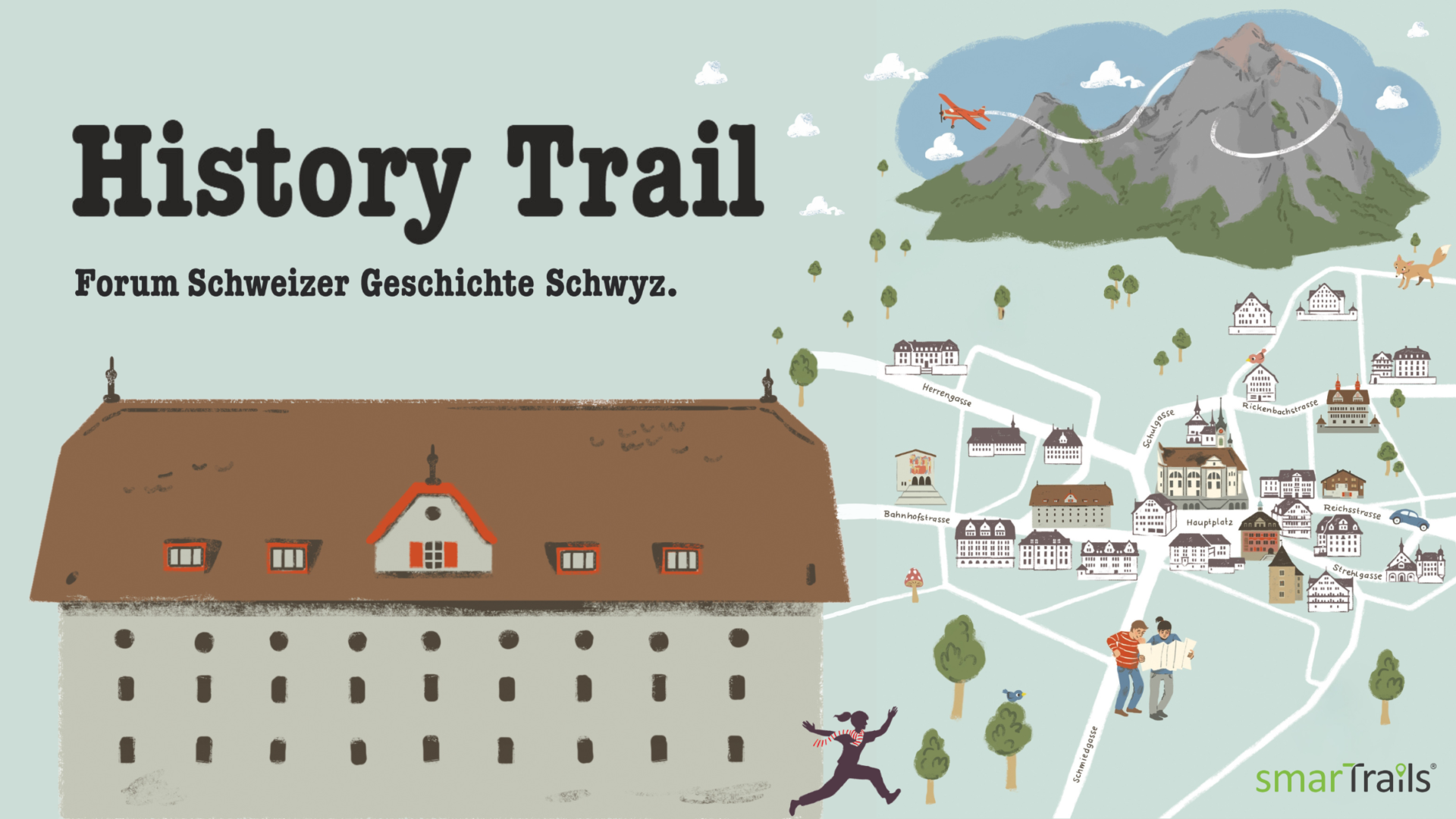 History Trail durch Schwyz mit smarTrails