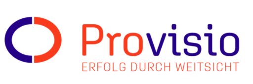 Das Logo von Provisio präsentiert sich in einem klaren und professionellen Stil, der das Unternehmen zeitgemäß und einprägsam repräsentiert. Es vermittelt eine starke und vertrauenswürdige Markenidentität.